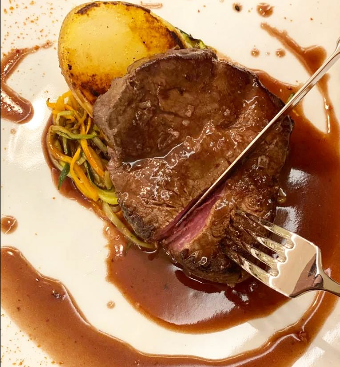 Filetto di manzo ai funghi porcini e foie gras