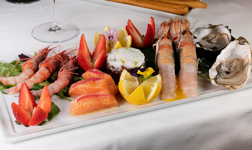 Il crudo di mare secondo lo chef